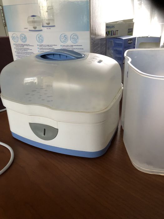 Esterilizador electrico Chicco+ aquecedor de biberons e biberons