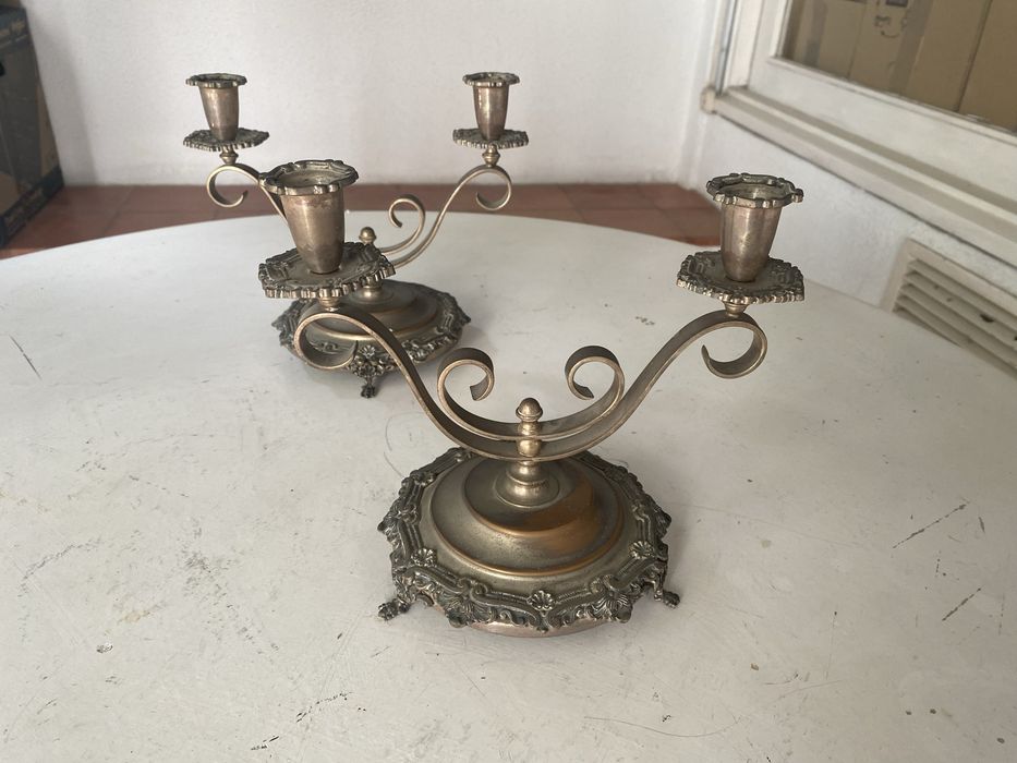 Castiçais em casquinha