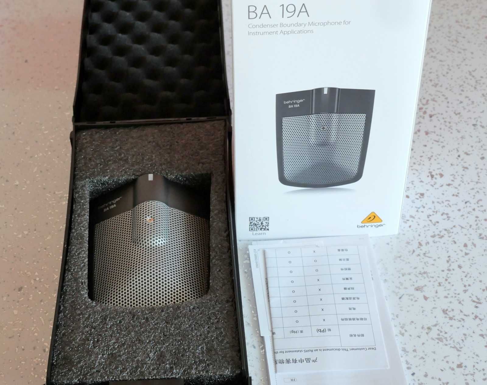 Граничний мікрофон Behringer BA 19a Новий!