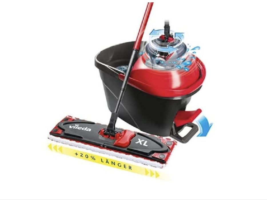 Vileda Ultramax Xl Turbo Box Zestaw Mop i Wiadro,