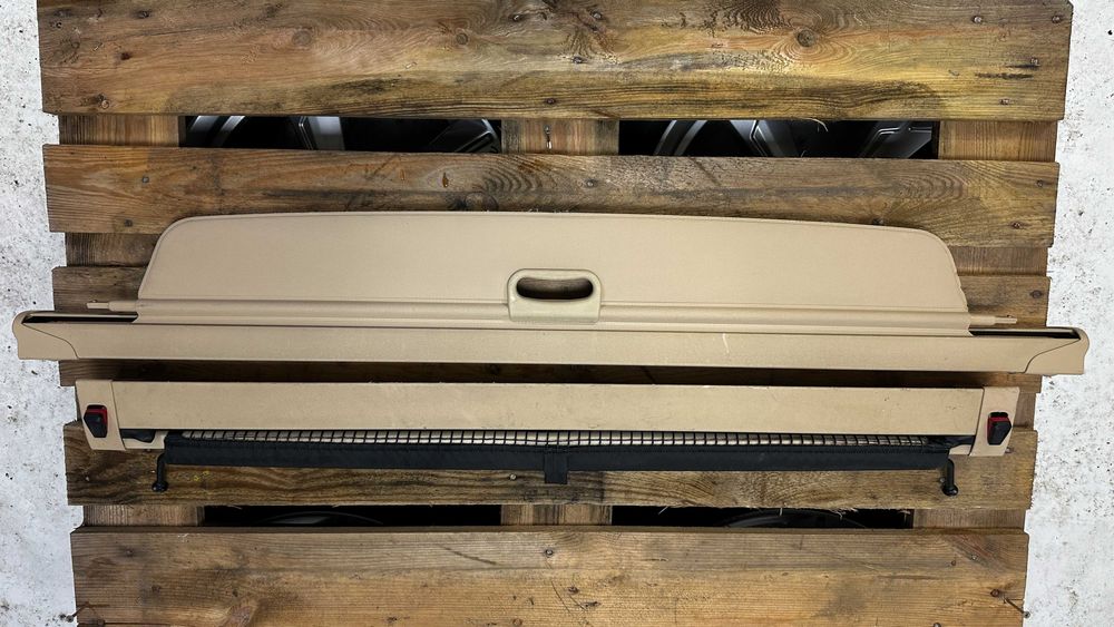 roleta bagażnika beżowa dwuczęściowa z siatka bmw 3 III f31 oryginał