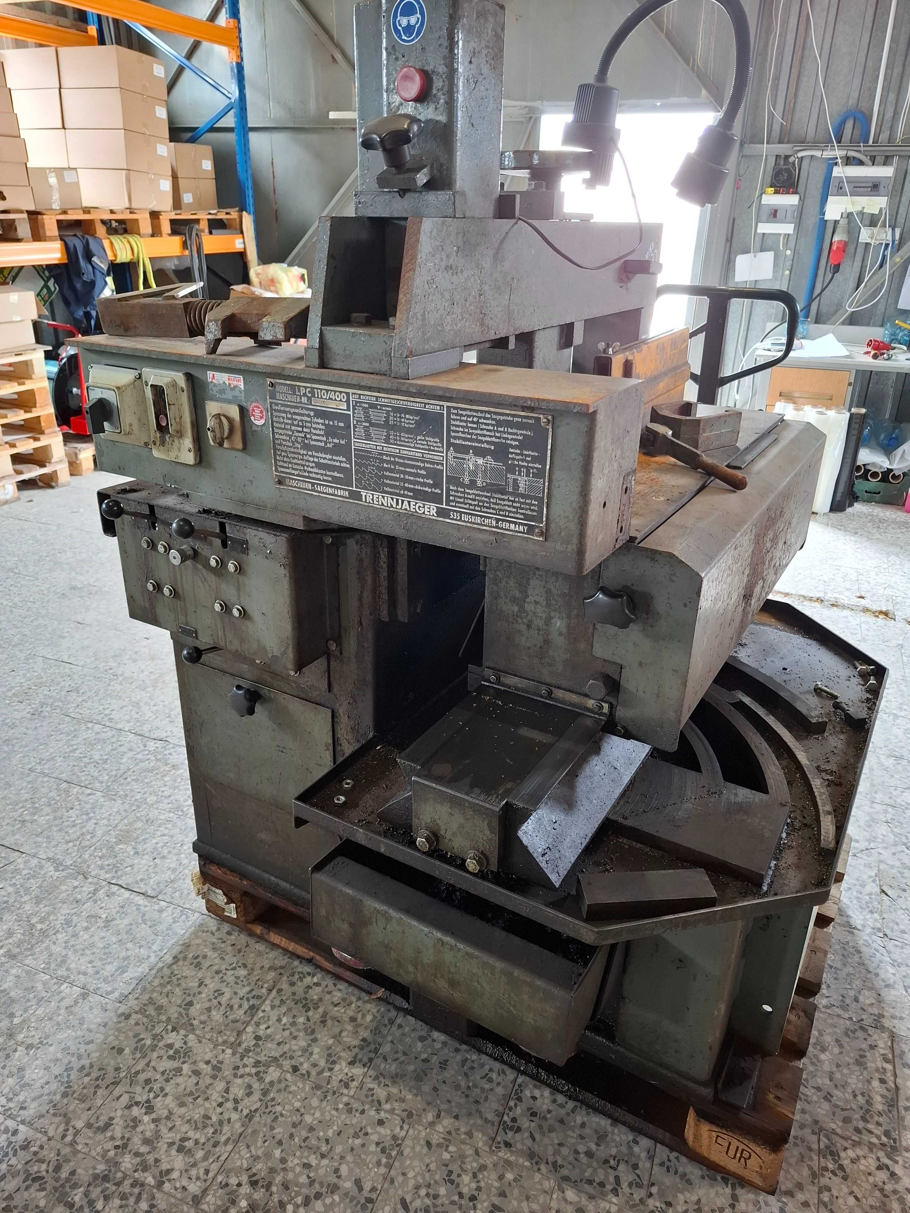 Piła przecinarka tarczowa do metalu stali Trennjaeger LPC 110/400 FVat