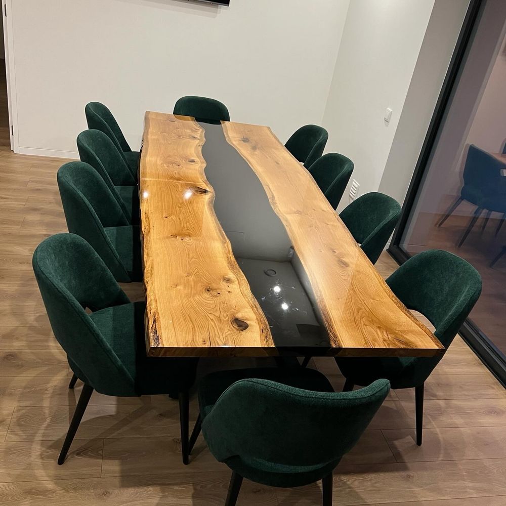 Mesas de jantar em resina epoxy
