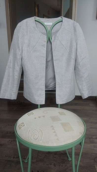 Srebrny żakiet na wiele okazji roziar 34