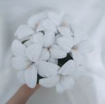 Śnieżnobiałe lilie do wazonu, bukiet kwiatów handmade, idealny prezent