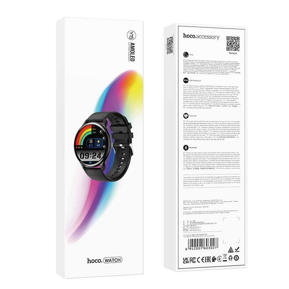 HOCO smartwatch z funkcją rozmowy Y15 AMOLED Gw24M KRK Starowiślna 50