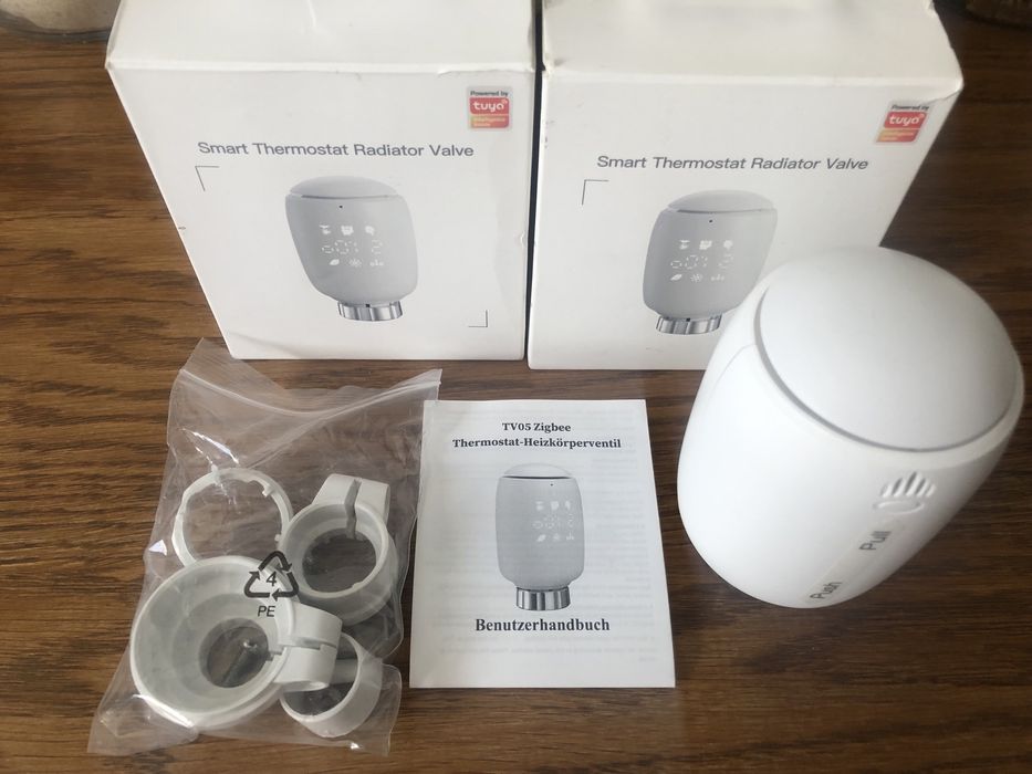 ZigBee Tuya TV05 głowica termostat 2 sztuki NOWE