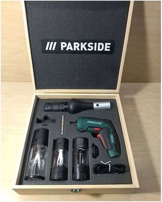Товар отвертка аккумуляторная И раздуватель огня  PARKSIDE PAS 4 D7