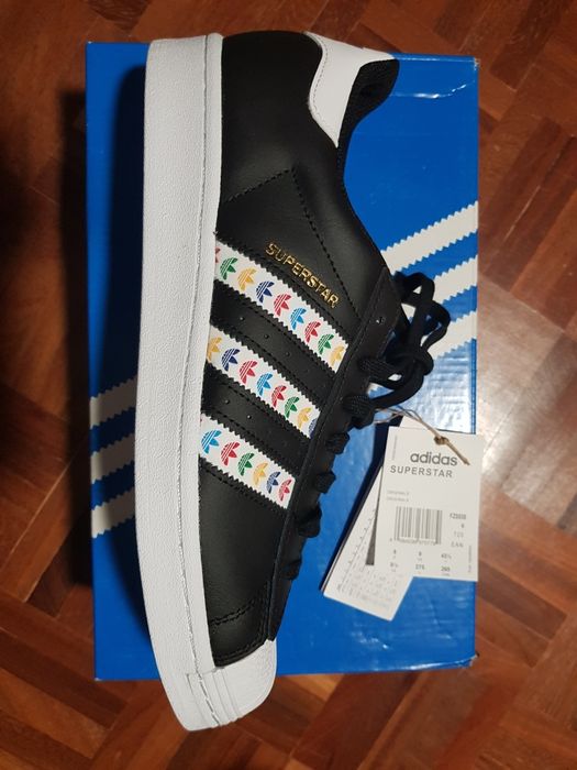 Adidas Superstar 43 1/3, originais e novos a estrear