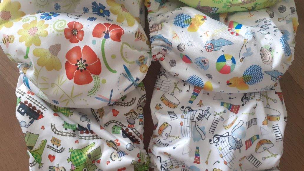 NOWE | Pieluszki wielorazowe Bobolider - 8szt | kieszonka one size