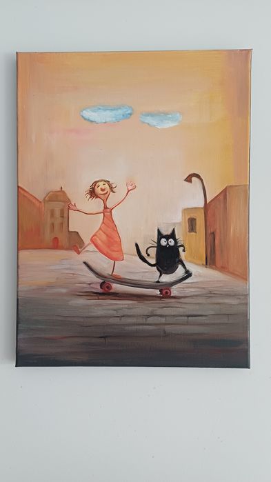 Obraz Olejny 30X40 Recznie Malowany Prezent Święta Kolekcja Sztuka