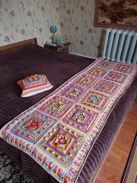 Веселковий ліжник і подушка