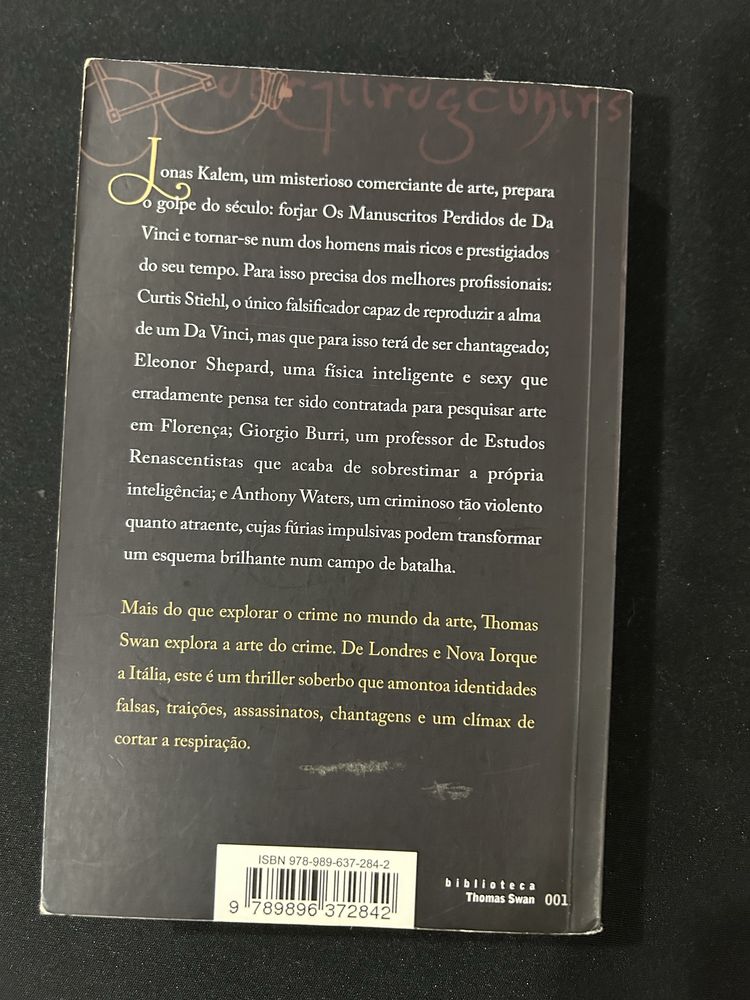 Livro “O Falsificador de Da Vinci”