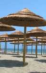 Guarda sol chapeu de colmo para praia e piscina