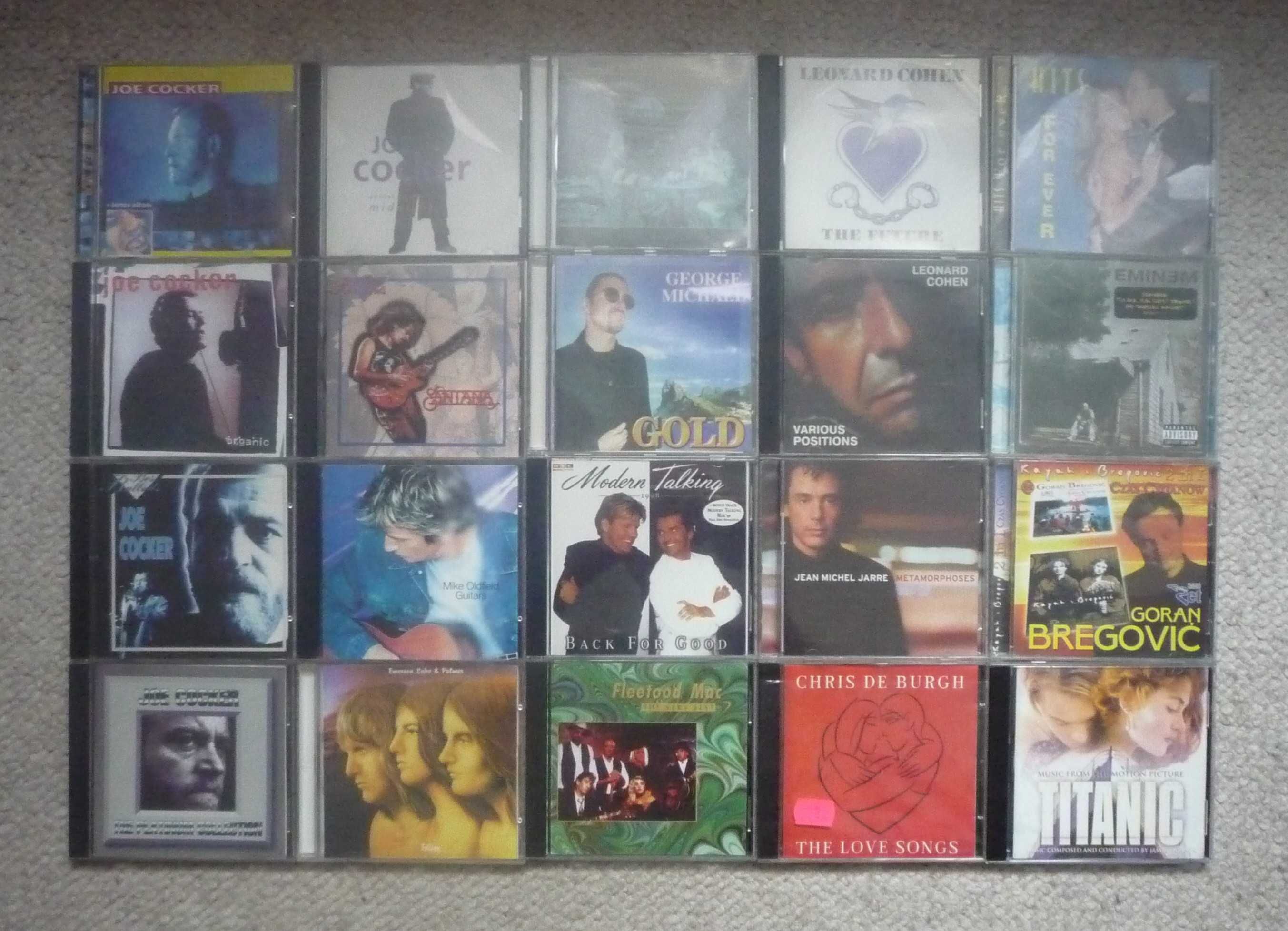 44 płyt CD rock: Queen, Pink Floyd, Dire Straits, Sting, Jethro Tull