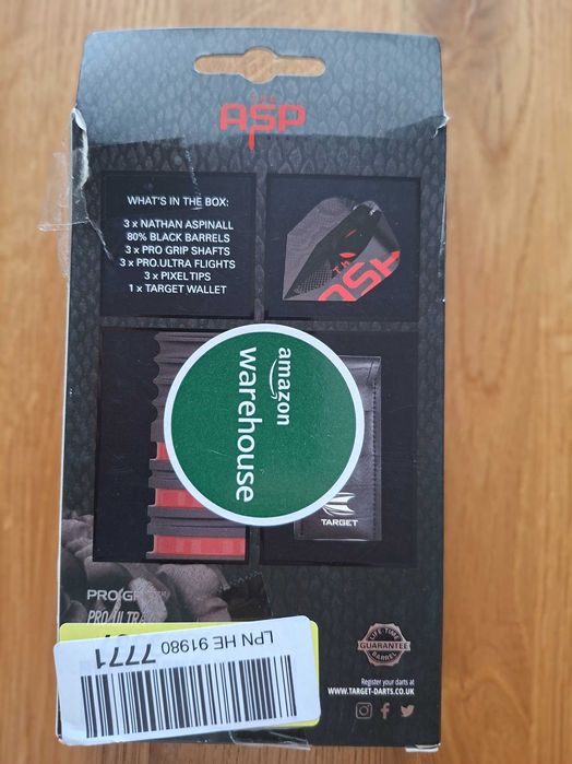 Rzutki lotki dart Nathan Aspinall 80 Black Soft Tip 80% 18g 3szt