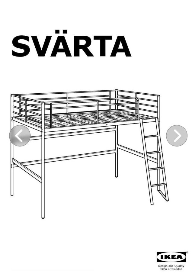 Beliche Ikea (com prateleiras)