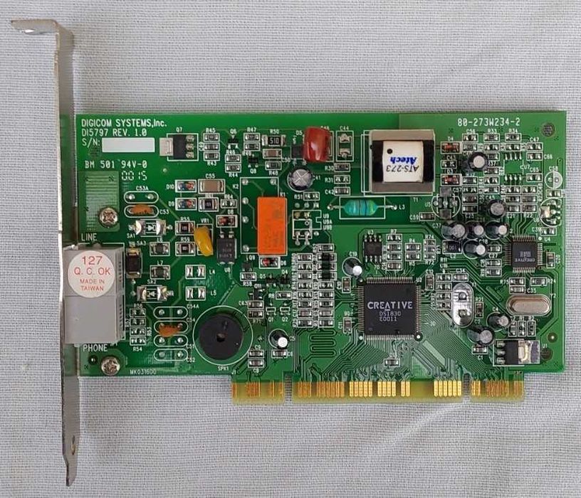 Placa de Som  /  Placa Rede/Internet. (PC Antigos)