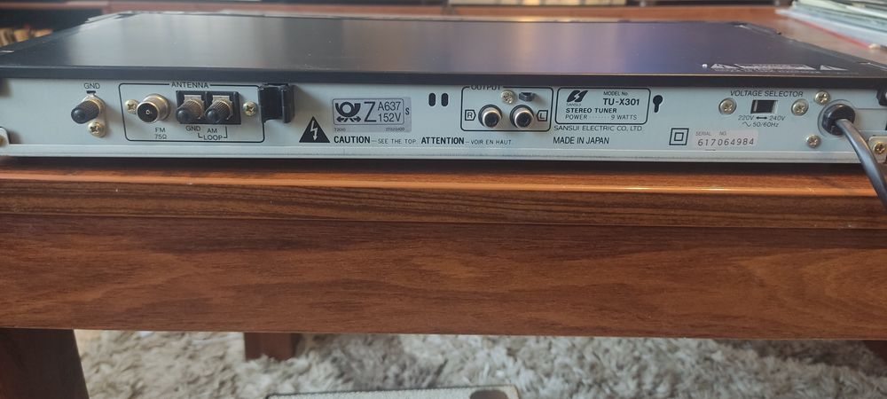 Tuner radio Sansui TU X 301