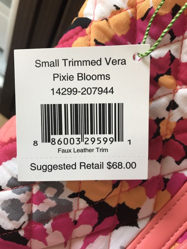 Vera Bradley Small Trimmed Tote сумка