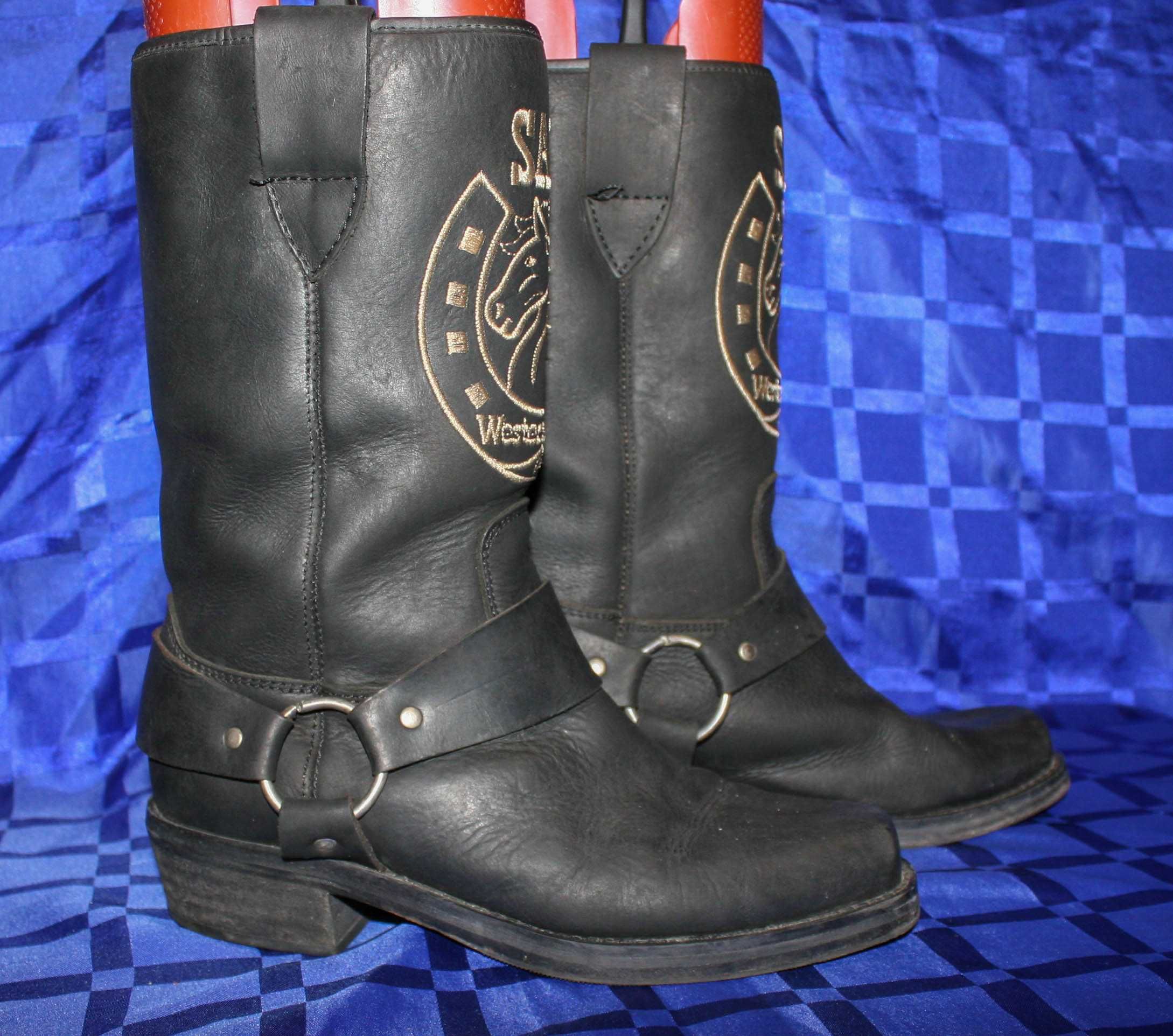 Western Boots Spider мотосапоги чоперы кожаные 40 р