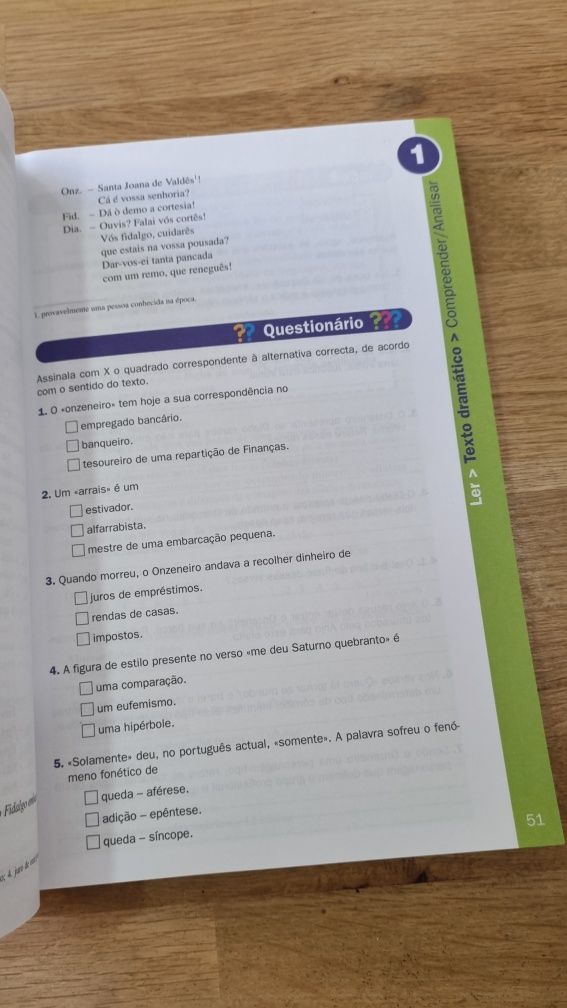 Preparar prova 9 ano português