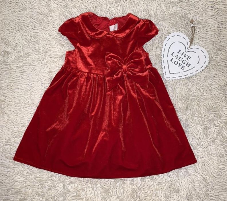 платье h&m на 12-18 мес