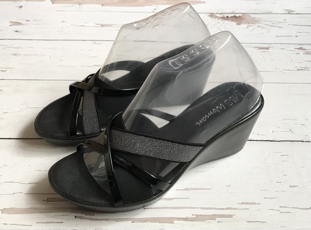 Klapki Damskie Na Koturnie Marks & Spencer 37,5 Nowe !