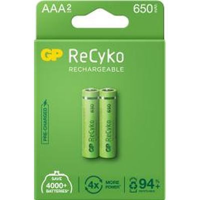 Akumulator Aaa R03 650Mah 1.2V Gp Recyko 2Szt