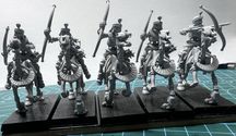 5 skeleton horseman archers - Tomb Kings Warhammer The Old World