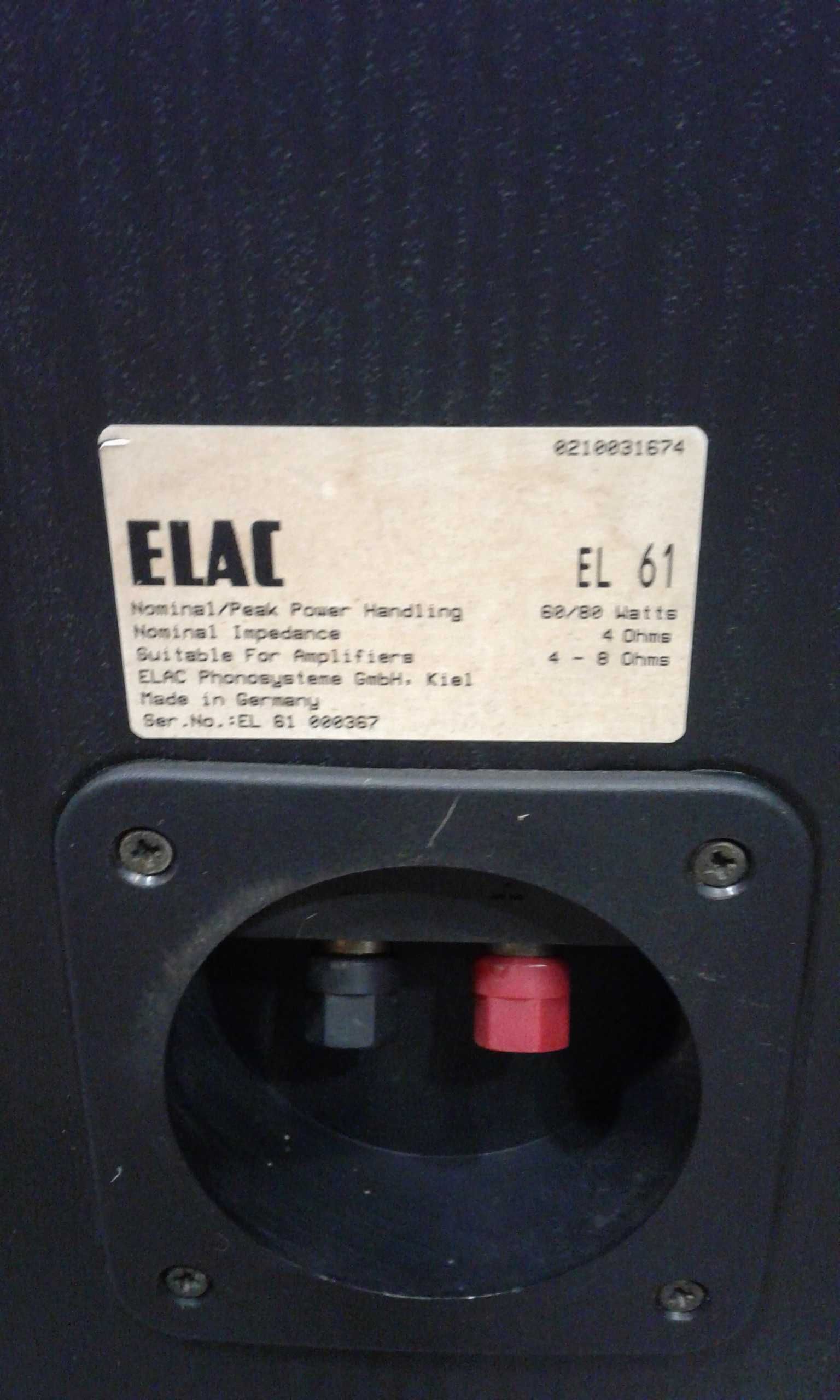 ELAC EL 61,kolumny głośnikowe