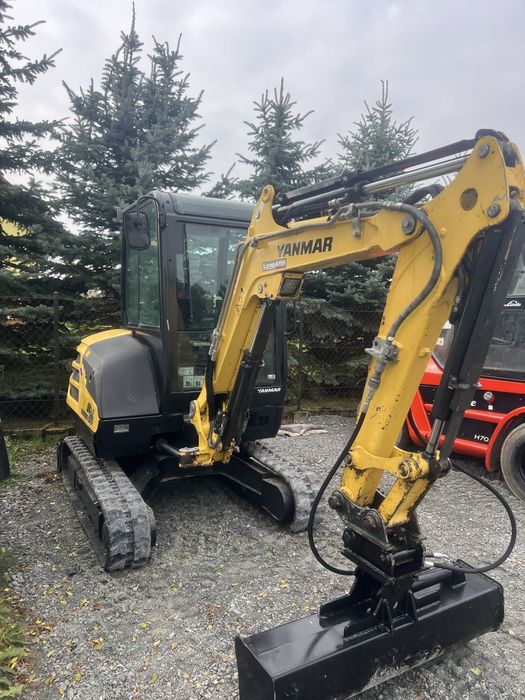 Minikoparka koparka Yanmar sv26  jcb kubota 3 lyzki