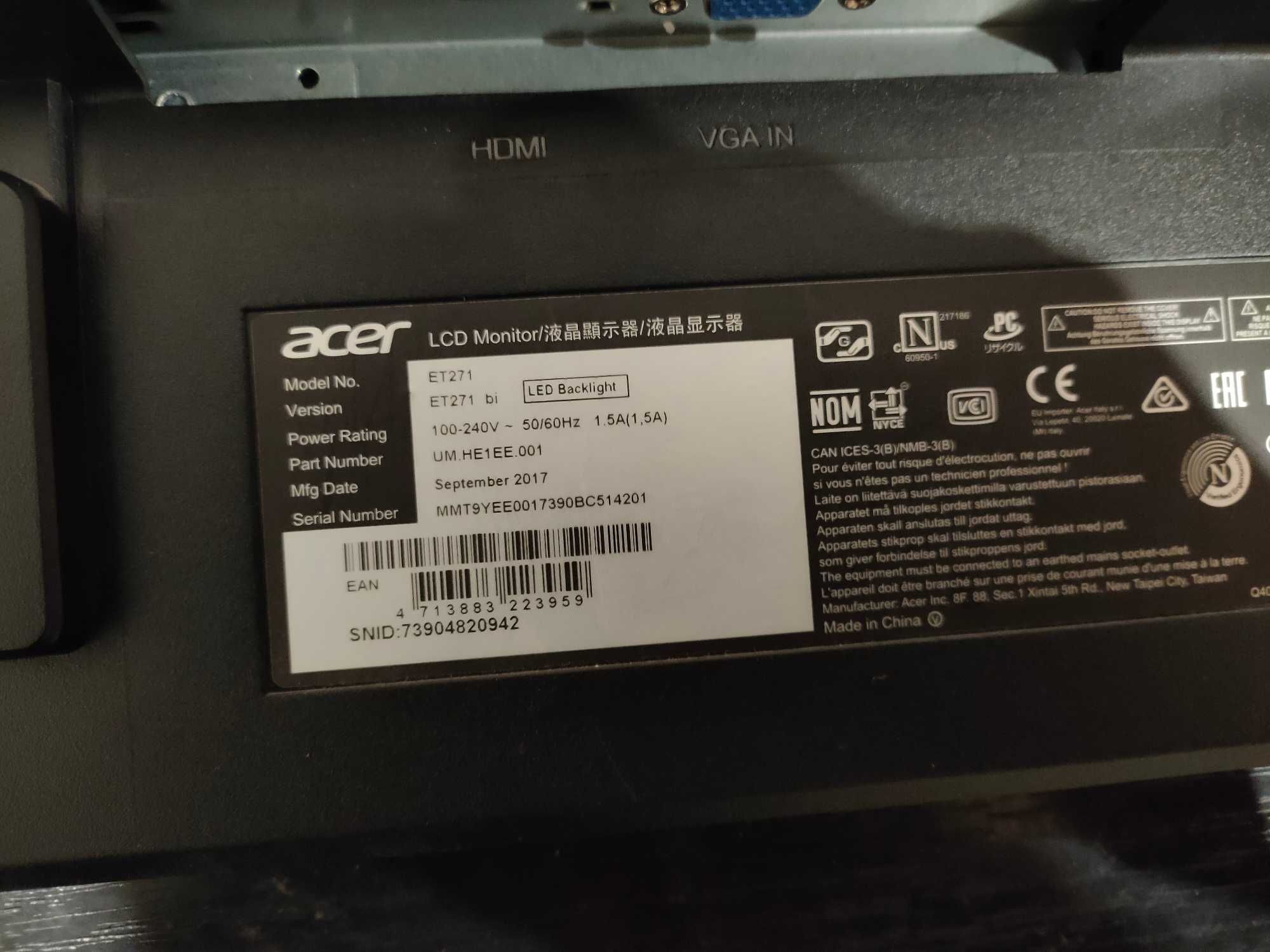 LED монитор  27" новый