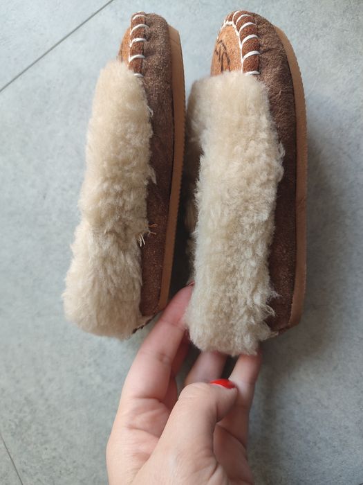 Ciepłe kapcie góralskie, roz. 21/22 14,5cm