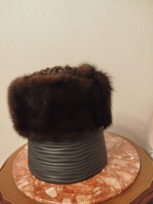 Шапка женская (таблетка),норка .