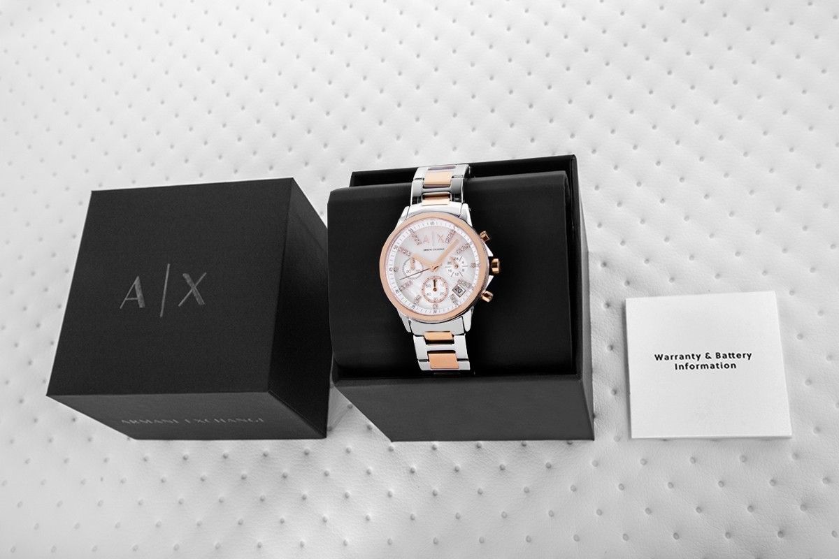 Zegarek Damski Armani Exchange Banks Chronograph AX4331 + BOX