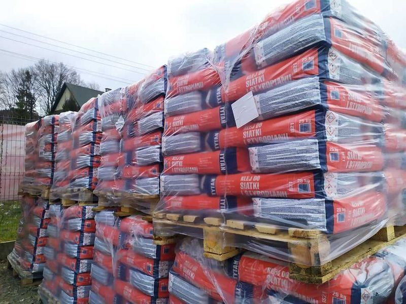 Klej do przyklejania styropianu TYTAN IS11 25KG HIT DO GRAFITU !!!