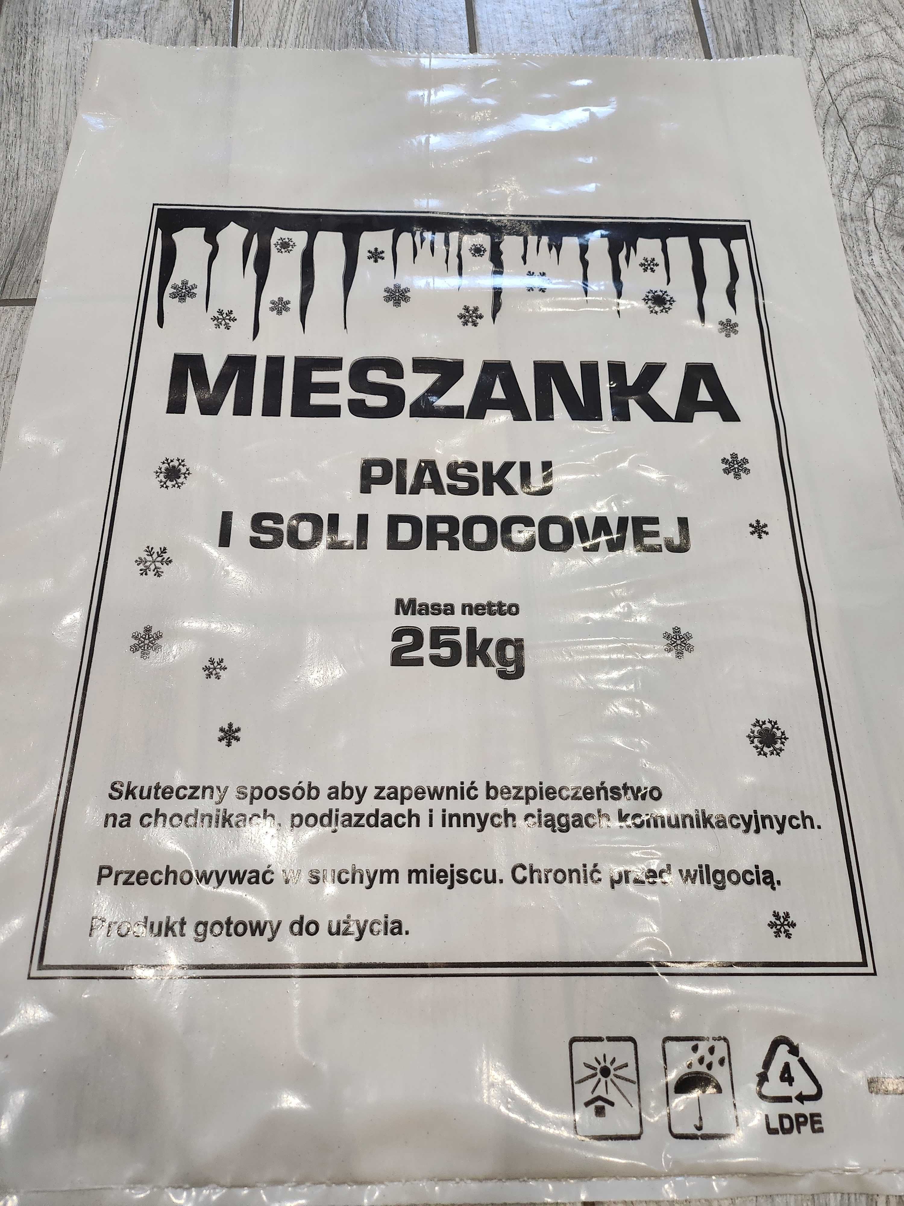 worki na sól drogową i mieszankę piasku z solą drogową
