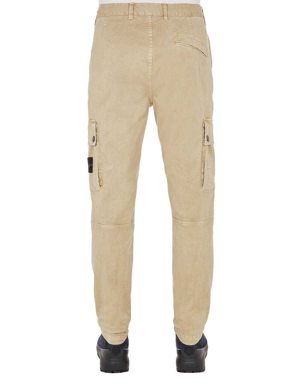 Штани STONE ISLAND 303L1 Old Cargo Trousers Beige SI0187-BG