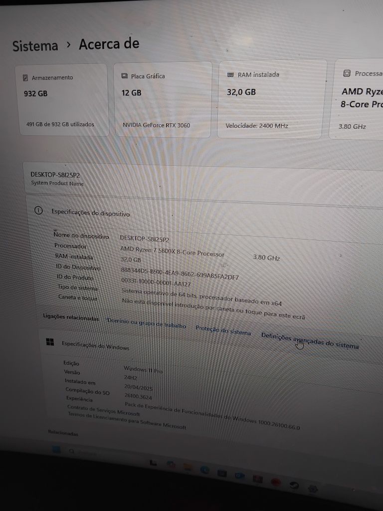 Vendo pece gamer com tudo messa tambem