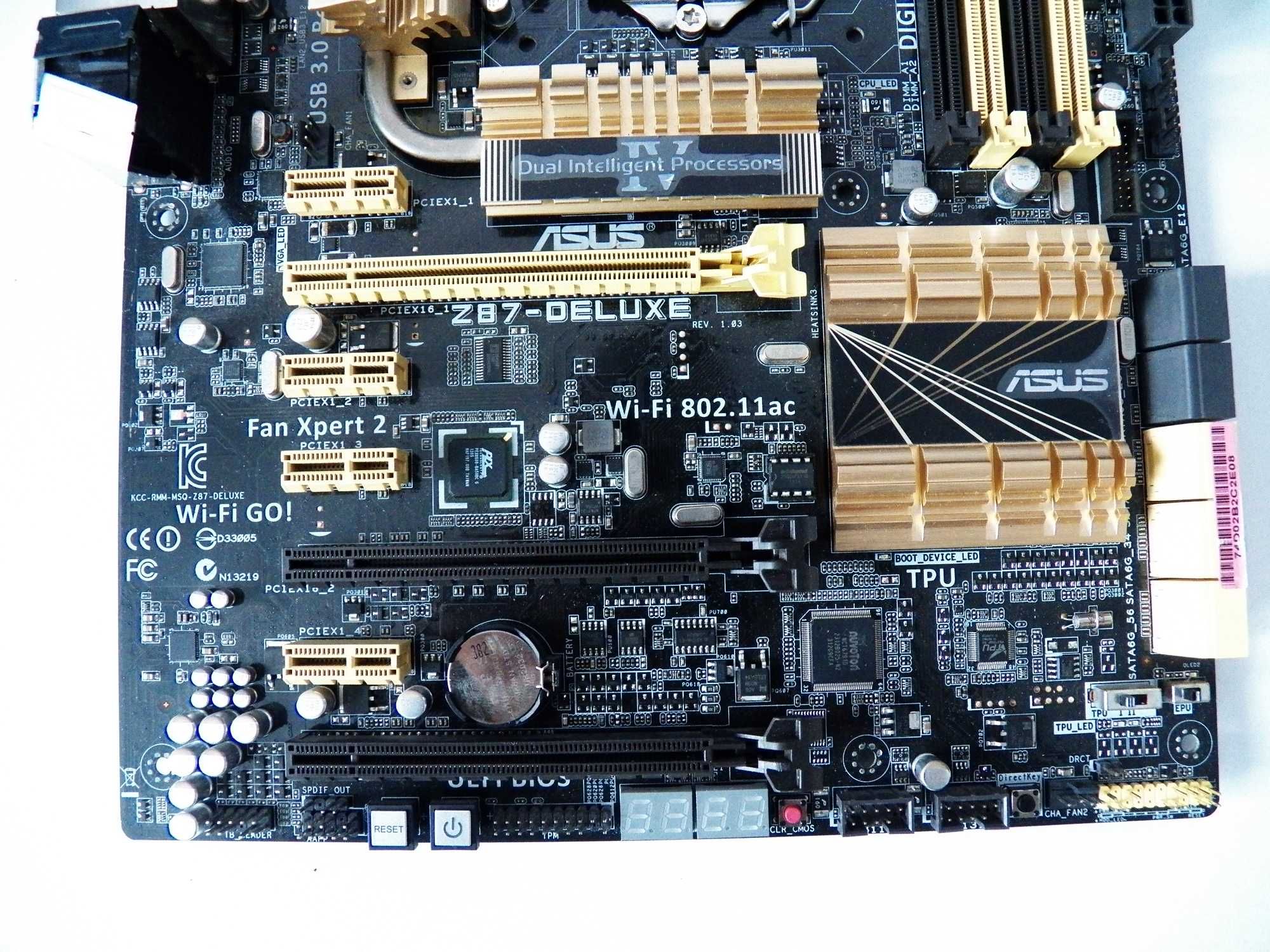 Топовая материнская плата ASUS Z87-DELUXE LGA1150