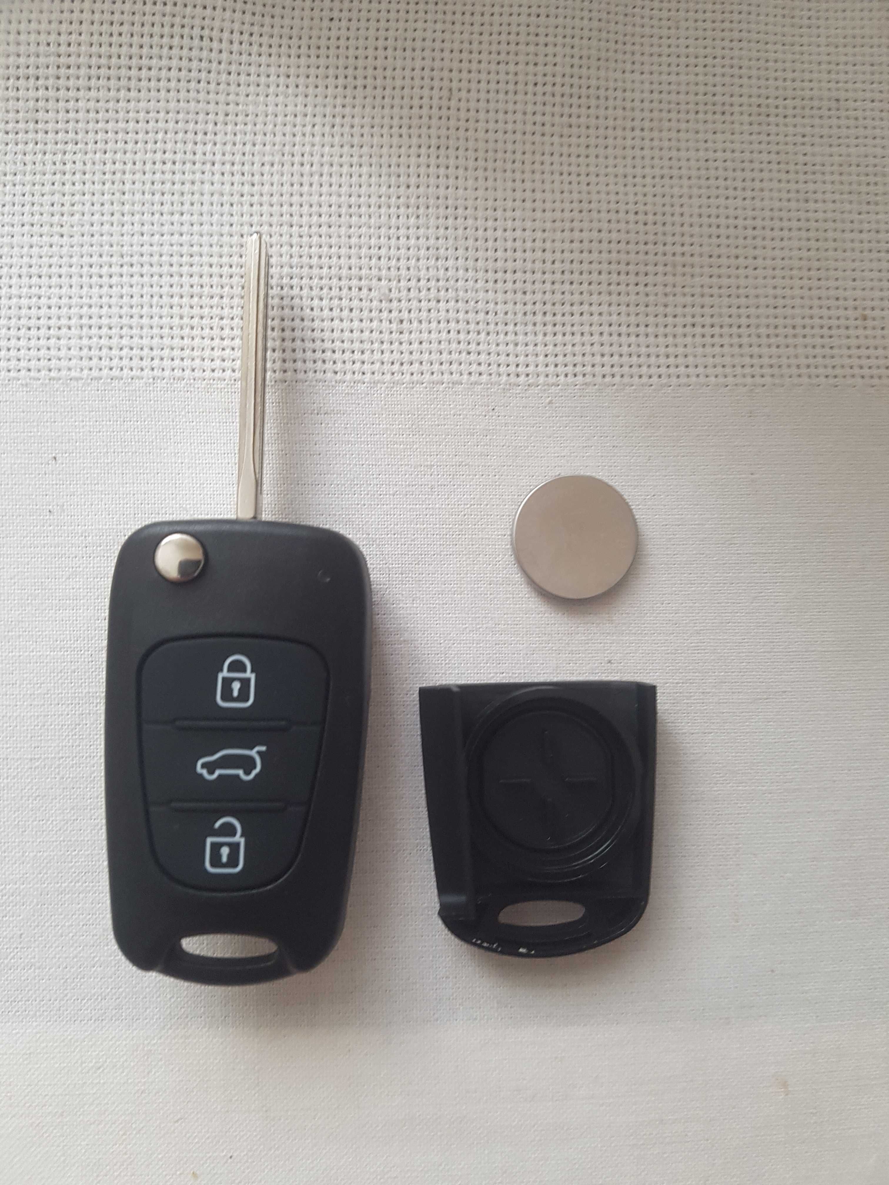 ключ 3-х кнопочный откидной  для Kia Sportage 3