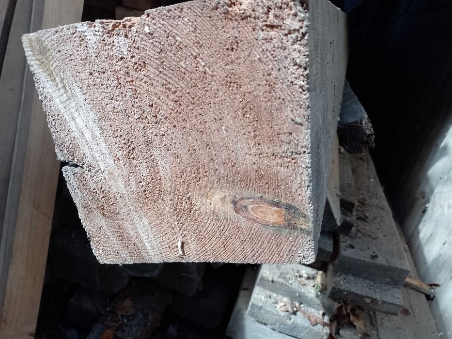dyle bale z rozbiórki  sosnowe 80 lat 2,30-3 m 17x 18x9cm starordzew