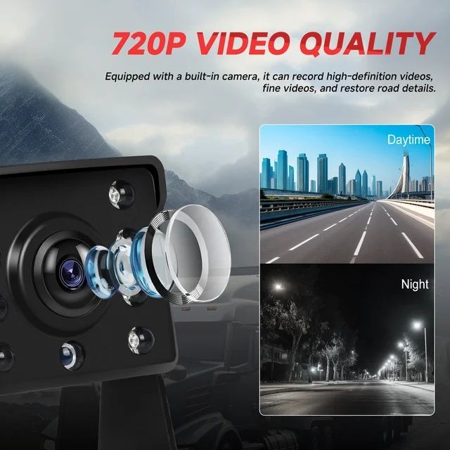 Kit câmara e monitor 4,3 polegadas para pesados autocaravanas SELADO