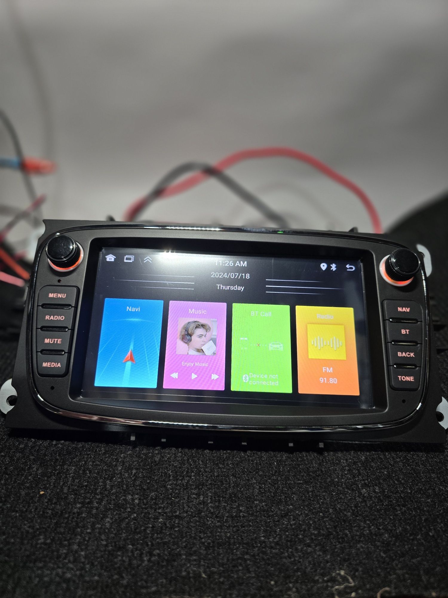Rádio Ford Focus, Mondeo, S-Max Android 13 com GPS