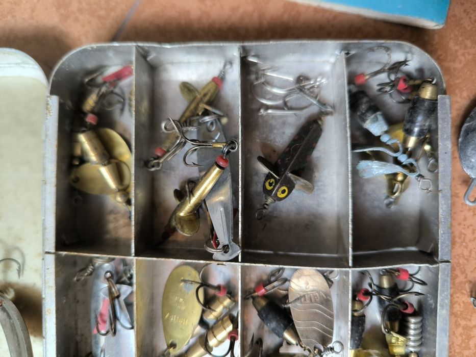 Iscos anzóis chumbo de pesca antigos