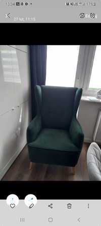 Fotel uszak Agata Meble zielony