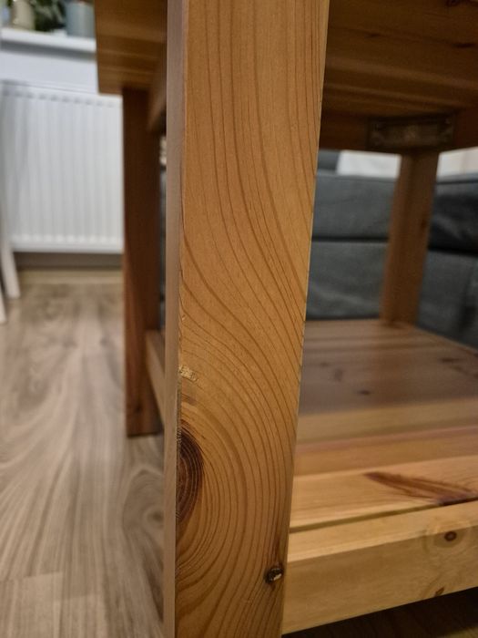 Stolik kawowy drewniany Ikea Hemnes 55 cm