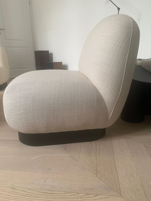 Fotel ecru kolekcja westwing