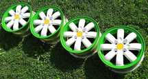 Felgi Alufelgi SUZUKI W351 14" 4x100 Kwiatki Stokrotki VW Opel Fiat
